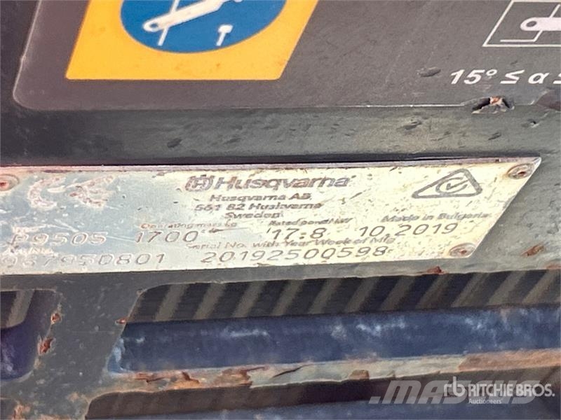 Husqvarna LP9505 Trench Compactor Kompaktorji tal