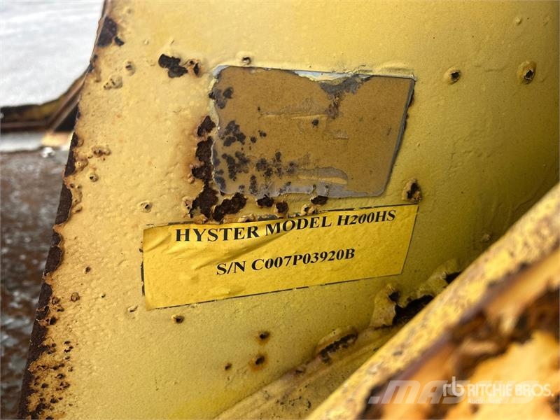 Hyster Pneumatic Tire Forklift 그 외 지게차
