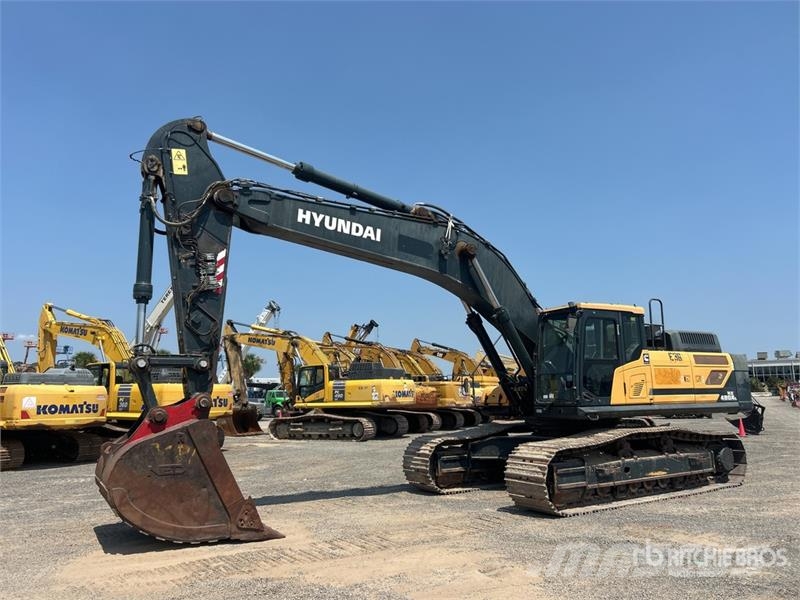 Hyundai HX480A L Bageri guseničari