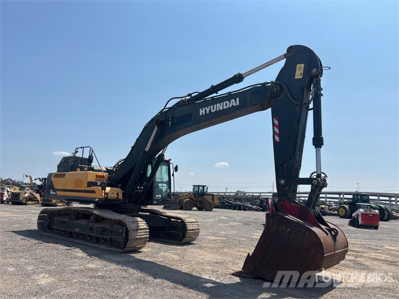 Hyundai HX480A L Bageri guseničari
