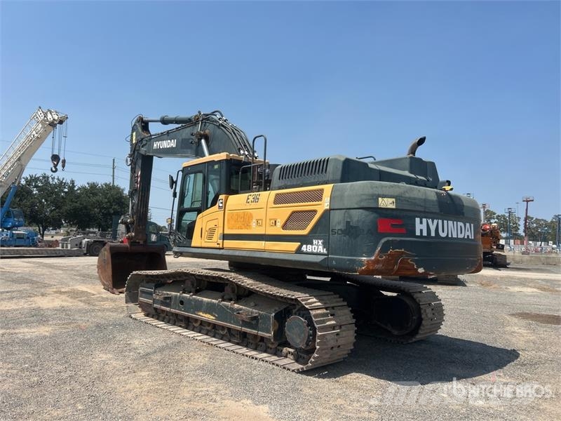 Hyundai HX480A L Bageri guseničari