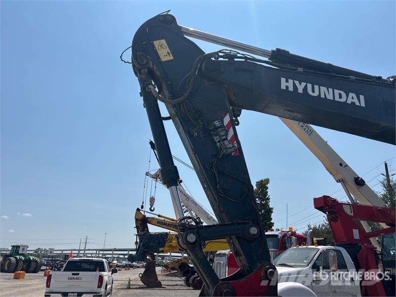 Hyundai HX480A L Bageri guseničari