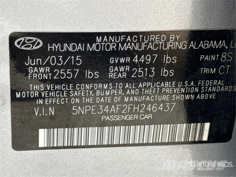 Hyundai Sonata Automobile Automobili