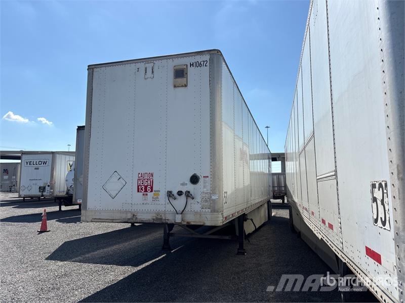 Hyundai VC2530152-JS 53 ft x 102 in T/A Van Trailer Sanduk prikolice