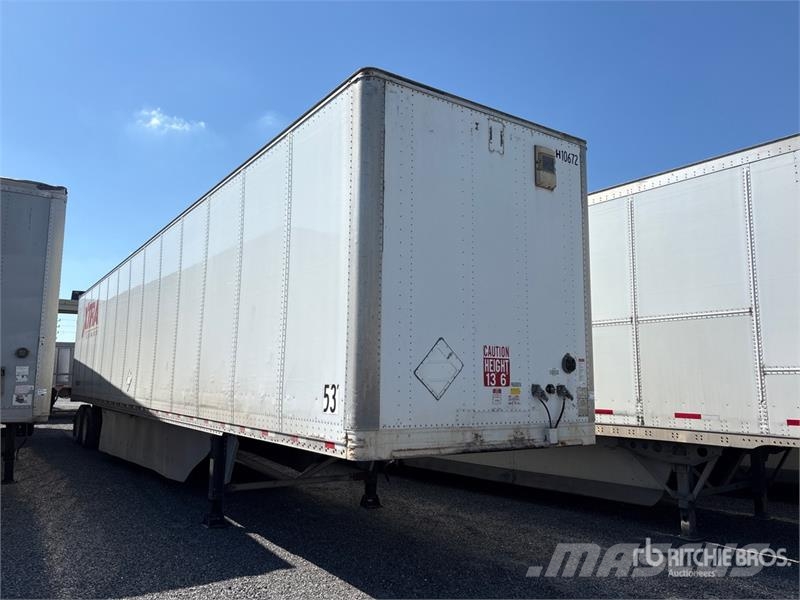 Hyundai VC2530152-JS 53 ft x 102 in T/A Van Trailer Sanduk prikolice