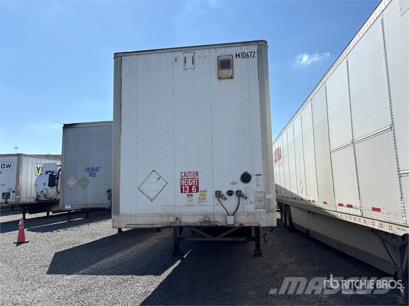 Hyundai VC2530152-JS 53 ft x 102 in T/A Van Trailer Sanduk prikolice