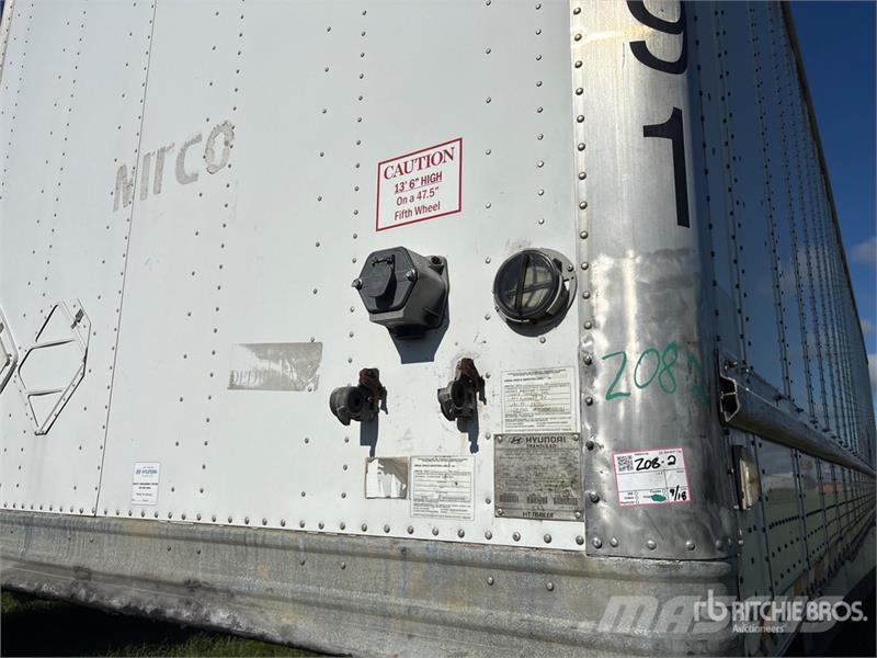 Hyundai VR2530152-AJS 53 ft x 102 in T/A Refrigerated Trai Temperature controlled semi-trailers