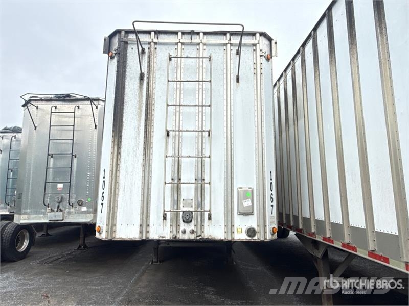 IMCO 45 ft x 96 in T/A Open-Top 45 ft Chip Trailer Remolques de volteo para virutas de madera