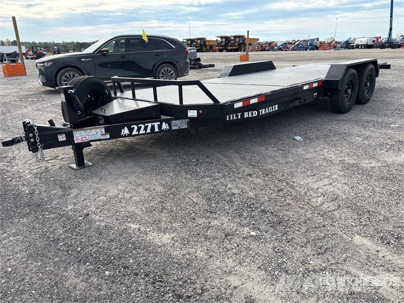 Industrias America 227T 22 ft T/A Tilt Deck Trailer Caricatore basso