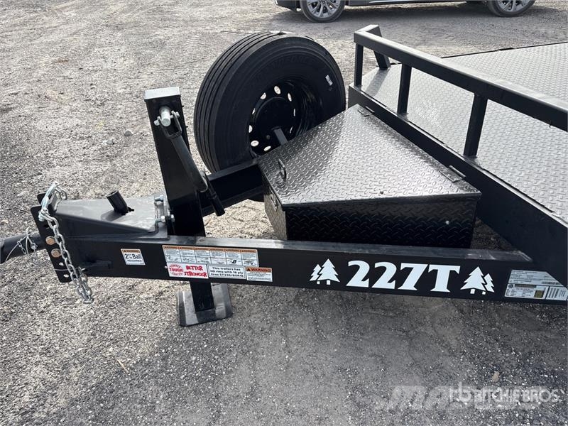 Industrias America 227T 22 ft T/A Tilt Deck Trailer Caricatore basso