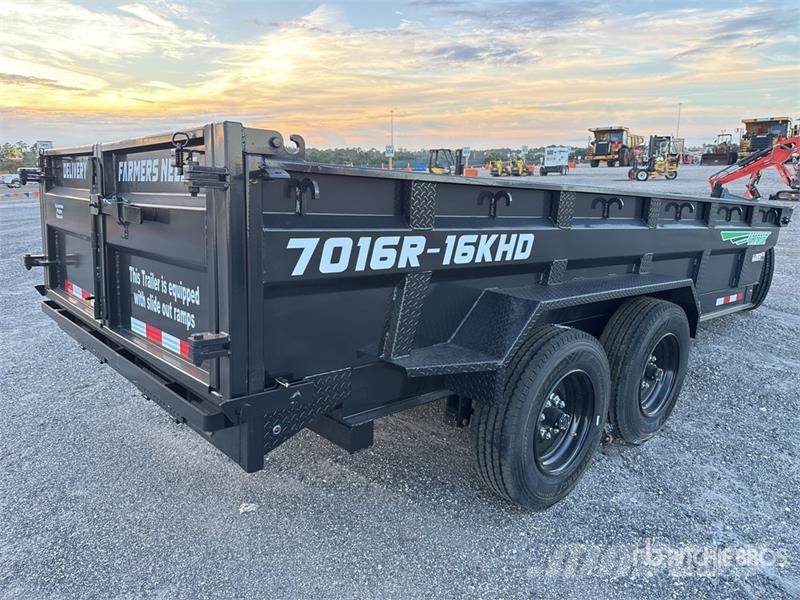 Industrias America 7016R 16 ft T/A Dump Utility Trailer (Unused) Tipper trailers