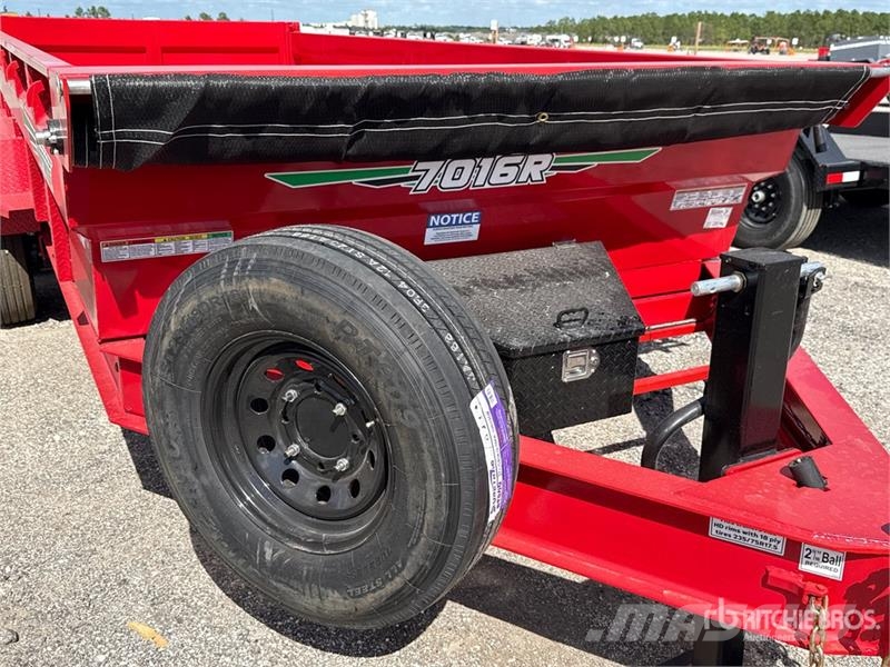 Industrias America 7016R 17 ft T/A Dump Utility Trailer (Unused) Tipper trailers