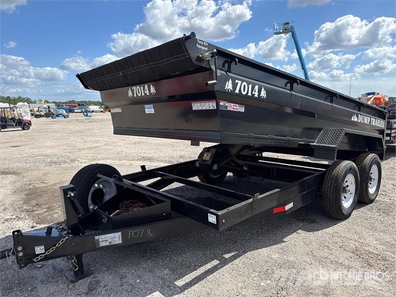 Industrias America 7014 15 ft T/A Dump Utility Trailer (Unused) Tipper trailers