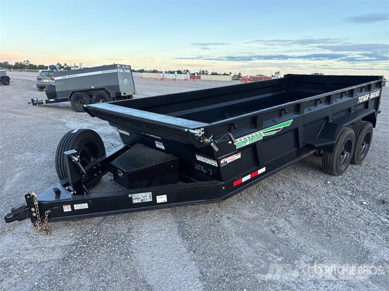 Industrias America 7016R 16 ft T/A Dump Utility Trailer (Unused) Tipper trailers