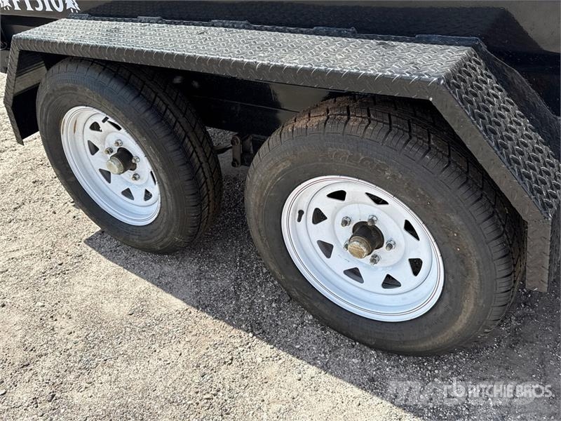 Industrias America FT510 10 ft T/A Dump Utility Trailer (Unused) Tipper trailers