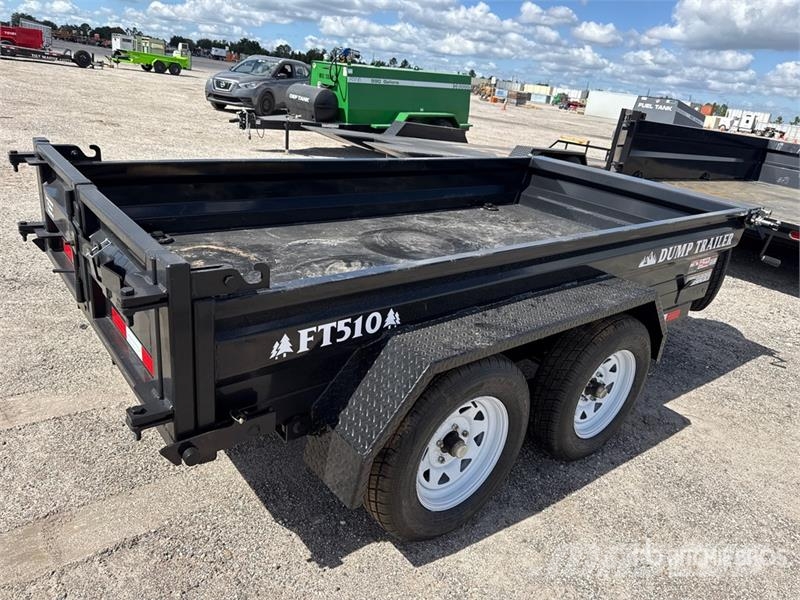 Industrias America FT510 10 ft T/A Dump Utility Trailer (Unused) Tipper trailers
