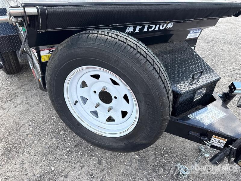 Industrias America FT510 10 ft T/A Dump Utility Trailer (Unused) Tipper trailers