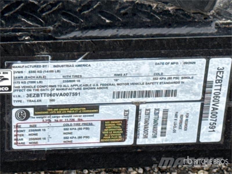 Industrias America Fuel Trailer (Unused) Prikolice cisterne