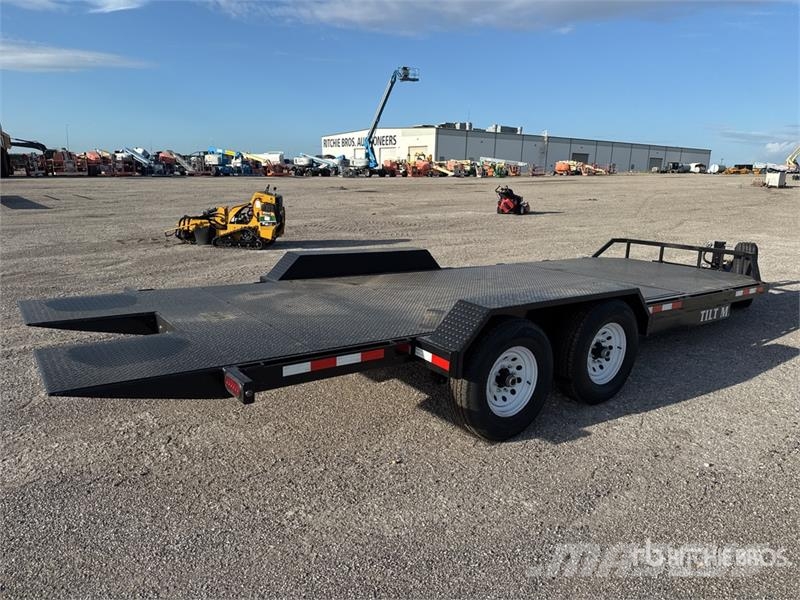 Industries America 227T 22 ft T/A Tilt Deck Traile Низькорамні причепи