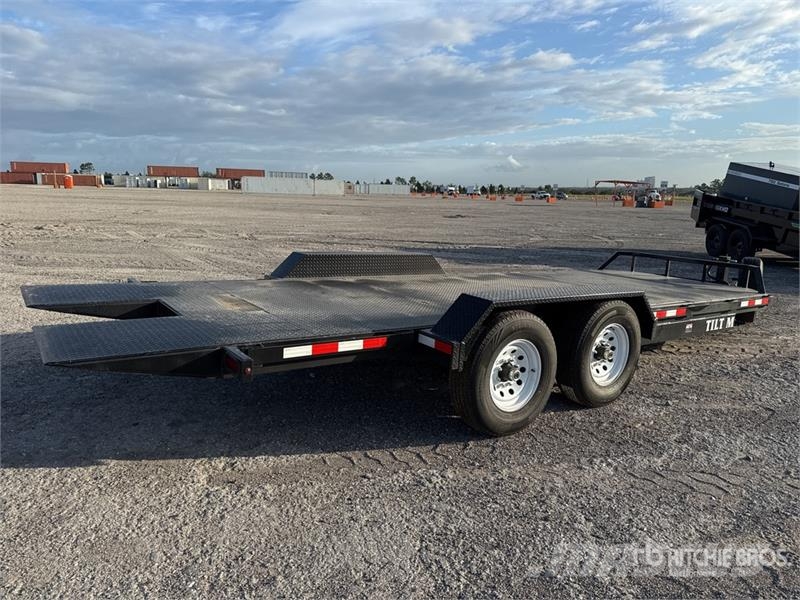 Industries America 227T 22 ft T/A Tilt Deck Traile Низькорамні причепи