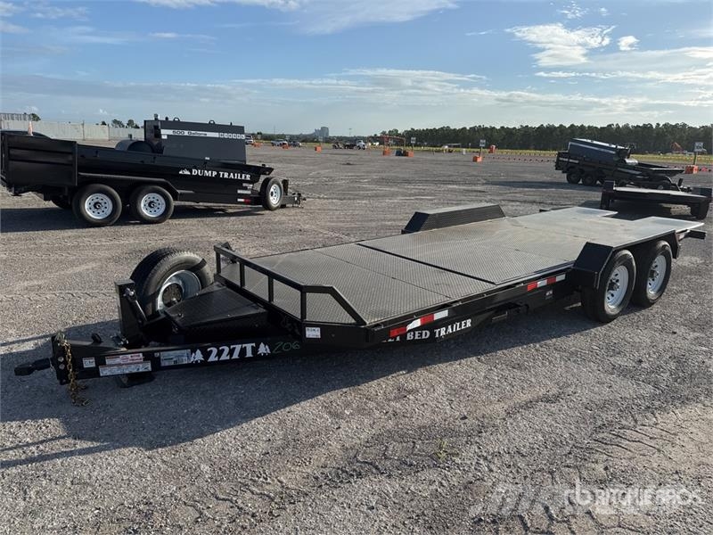 Industries America 227T 22 ft T/A Tilt Deck Traile Низькорамні причепи