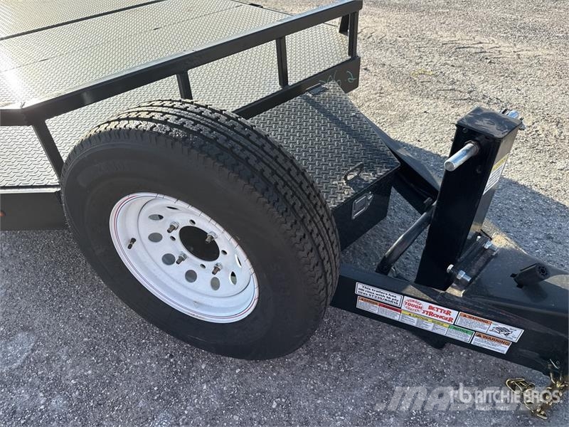 Industries America 227T 22 ft T/A Tilt Deck Traile Низькорамні причепи