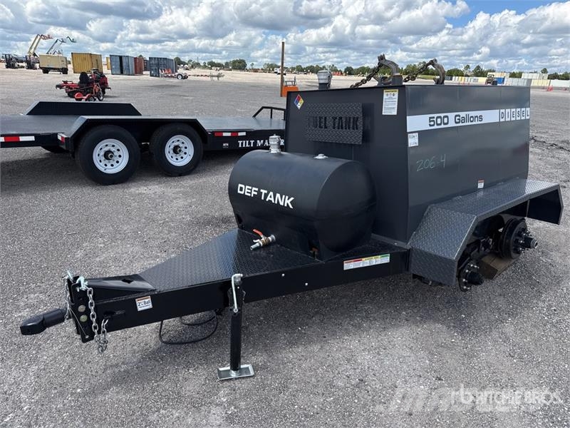  Industries America 500 500 gal Trailer Mounted Ste Depósitos de combustible y aditivos