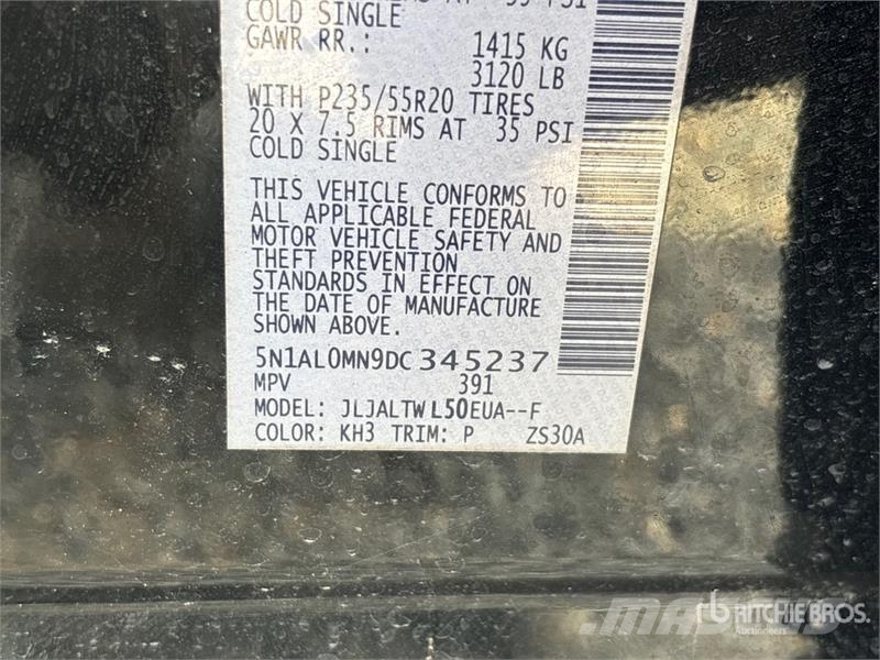  Infinity JX35 2WD SUV Sõiduautod