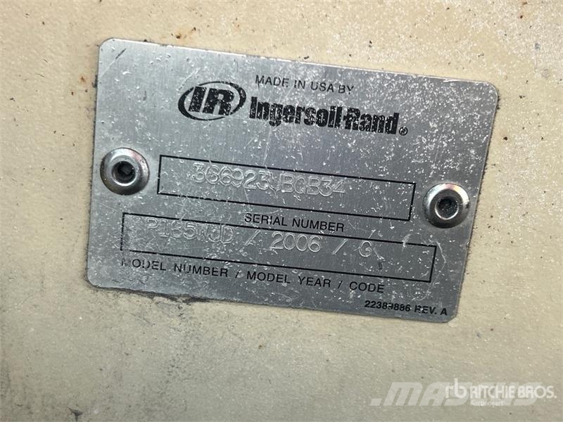 Ingersoll Rand P185 185 cfm Air Compressor Compressors