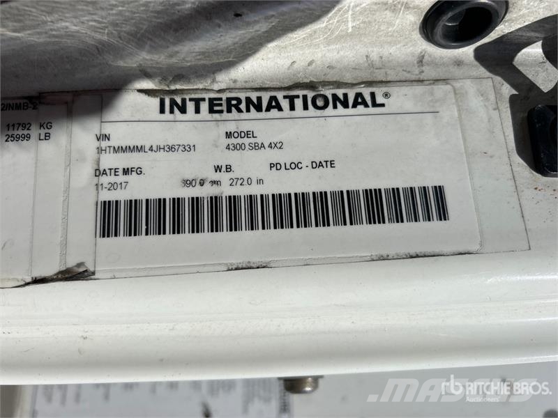 International 4300 Sanduk kamioni