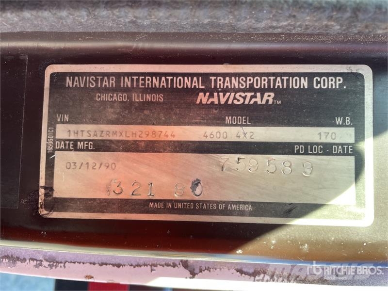 International 4600 Flatbed kamyonlar