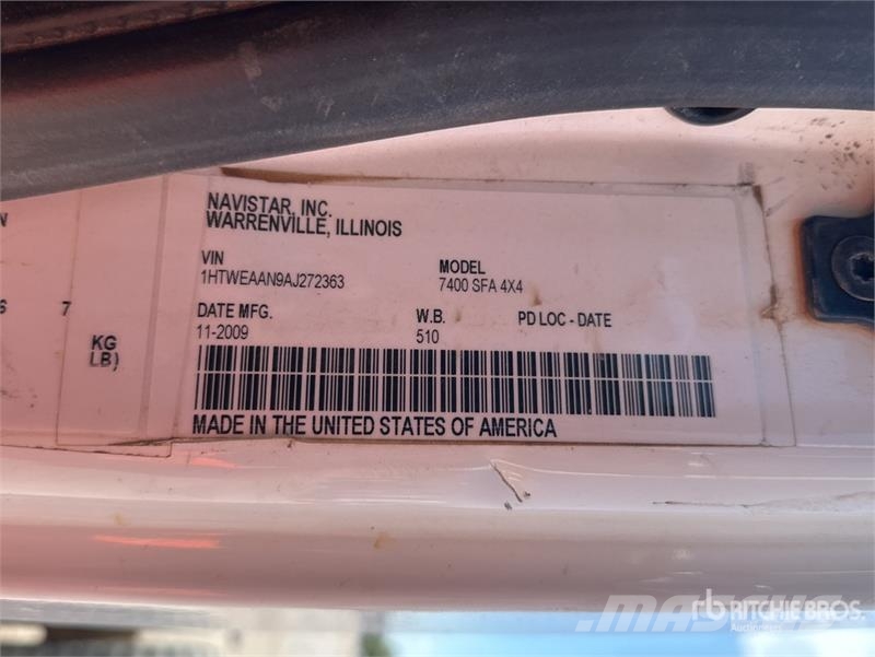 International 7400 Kabine i unutrašnjost