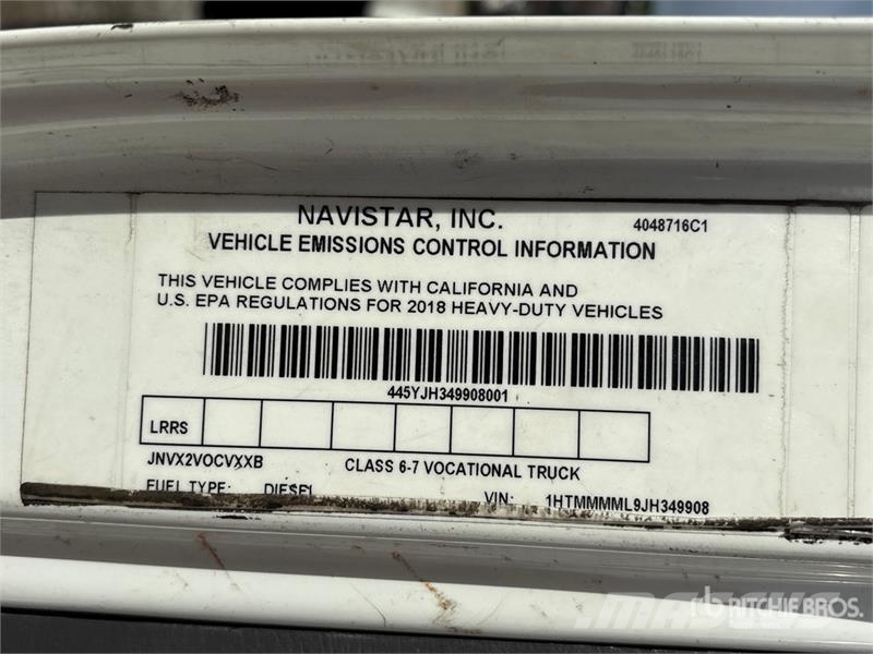 International Durastar 4300 Sanduk kamioni
