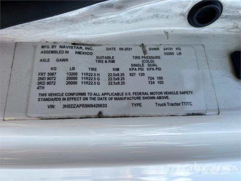 International LT625 트랙터 유닛