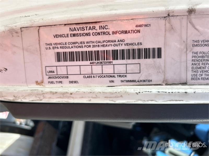 International MA025 4x2 Van Truck Furgoonautod