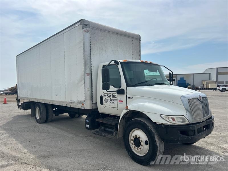 International MV607 4x2 Van Truck Van Body Trucks