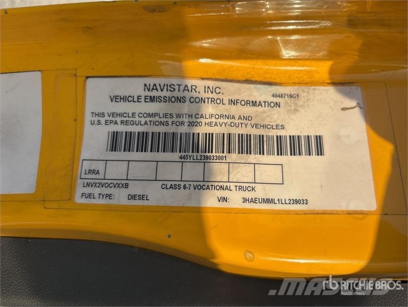 International MV607 4x2 Van Truck Furgoonautod