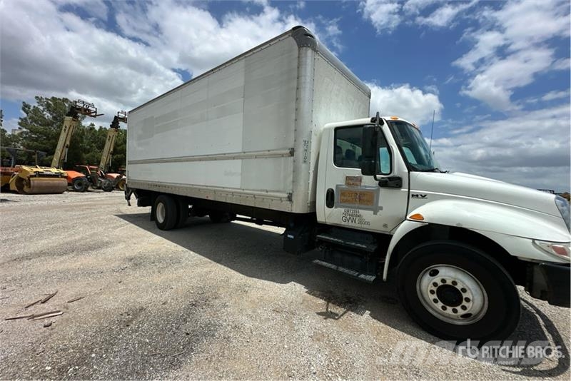 International MV607 4x2 Van Truck Box trucks