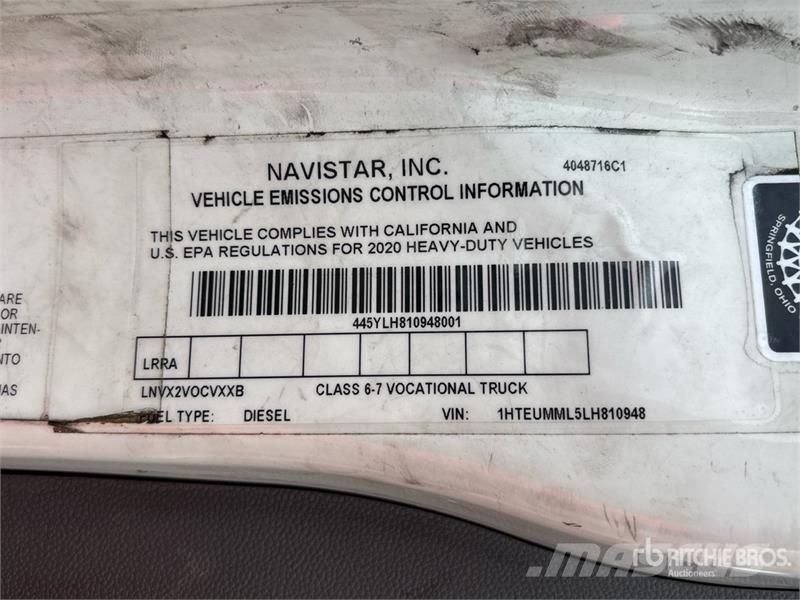 International MV607 4x2 Van Truck Umpikorikuorma-autot