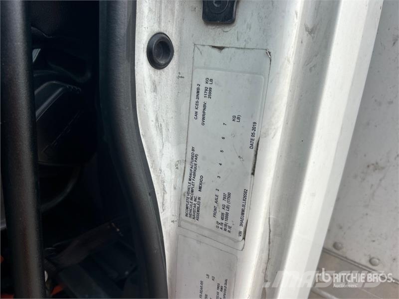 International MV607 4x2 Van Truck Van Body Trucks