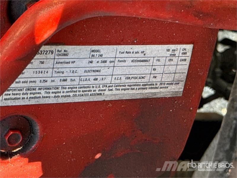 International MV607 4x2 Moving Van Truck Fast kasse