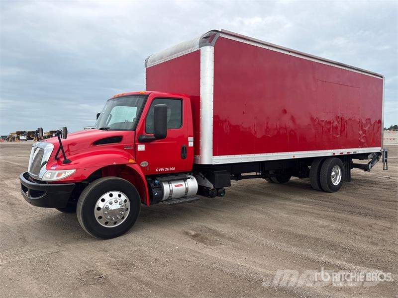 International MV607 4x2 Van Truck Sunkvežimiai su dengtu kėbulu