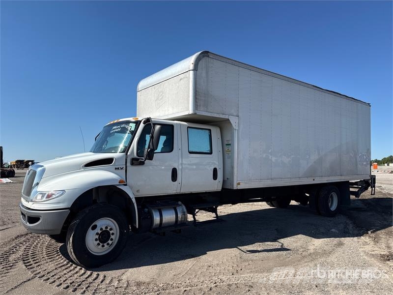 International MV607 4x2 Moving Van Truck Fast kasse