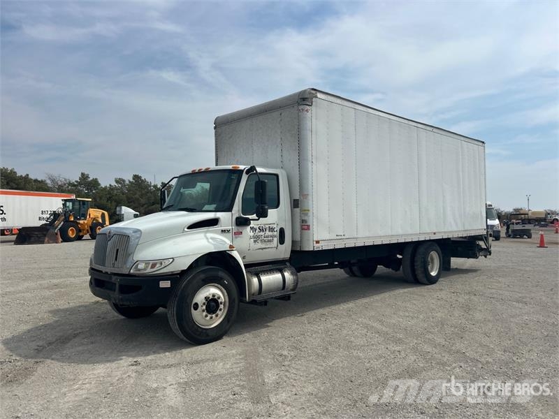 International MV607 4x2 Van Truck Van Body Trucks