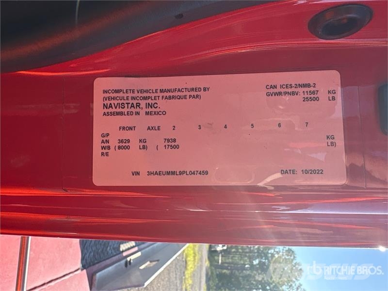 International MV607 SBA 4x2 Rollback Truck Vlečna vozila za tovornjake