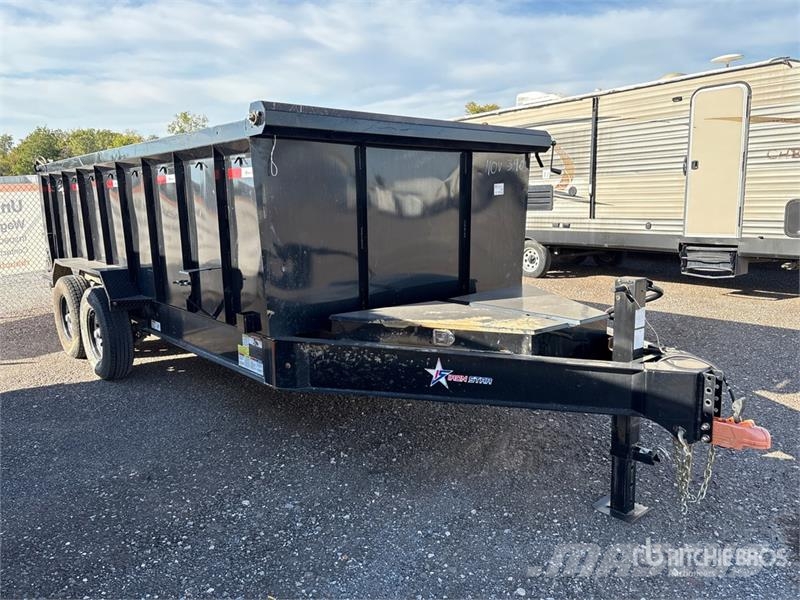 Iron Star 16 ft T/A Dump Utility Trailer 티퍼 트레일러