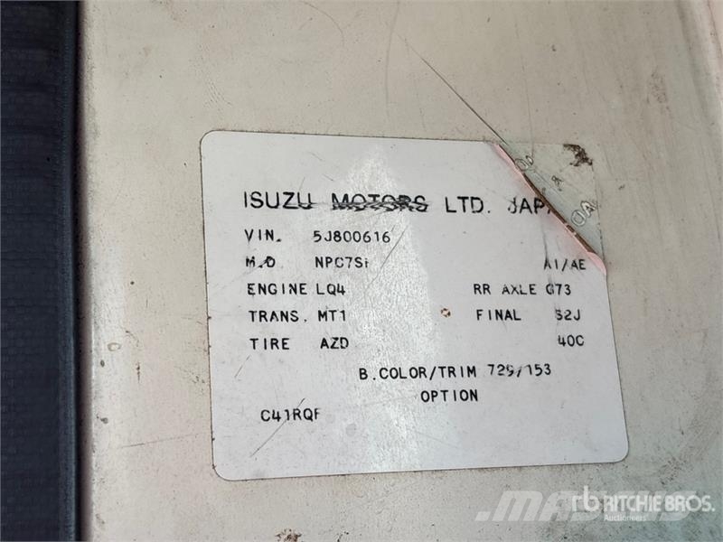 Isuzu NPR 貨箱式卡車
