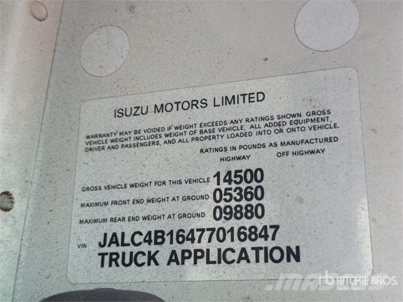 Isuzu NPR Skriňová nadstavba
