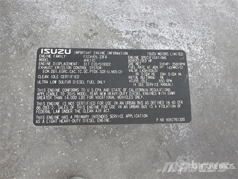 Isuzu NQR شاحنات ذات هيكل صندوقي