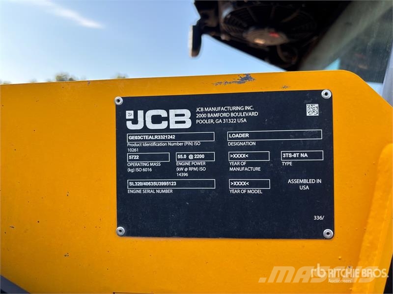 JCB 3TS-8T Two-Speed High Flow Skid Steer Loader Kompaktlader